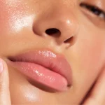 Close-up of hydrated, glowing skin showing improved radiance and smooth texture after hydration-focused treatments.