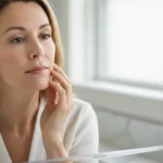 Patient noticing early sun damage and uneven skin tone before considering CoolPeel laser treatment