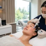 Exosome microneedling skin treatment at Natural Beauty Clinic in White Rock BC