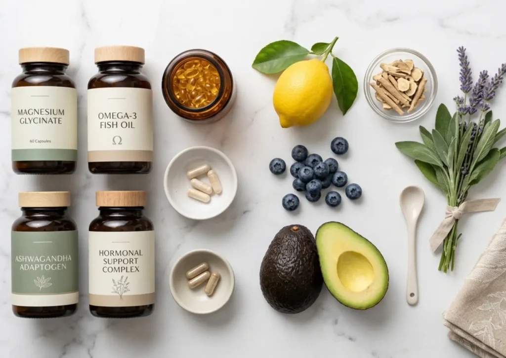 Integrative nutritional therapy and hormone support supplements for women’s hormonal wellness and PMDD support